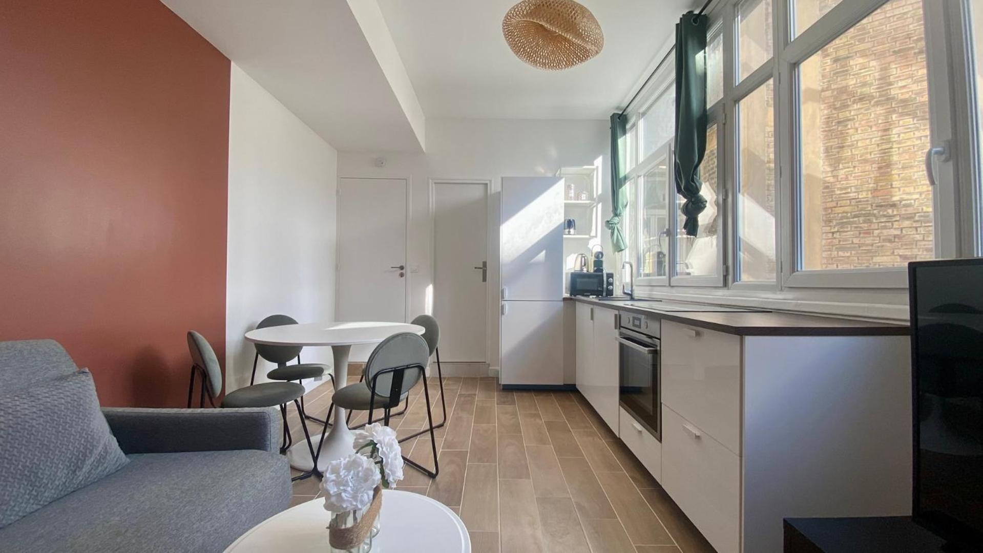 Appartement Confortable Proche Grands Boulevard 4P Parijs Buitenkant foto